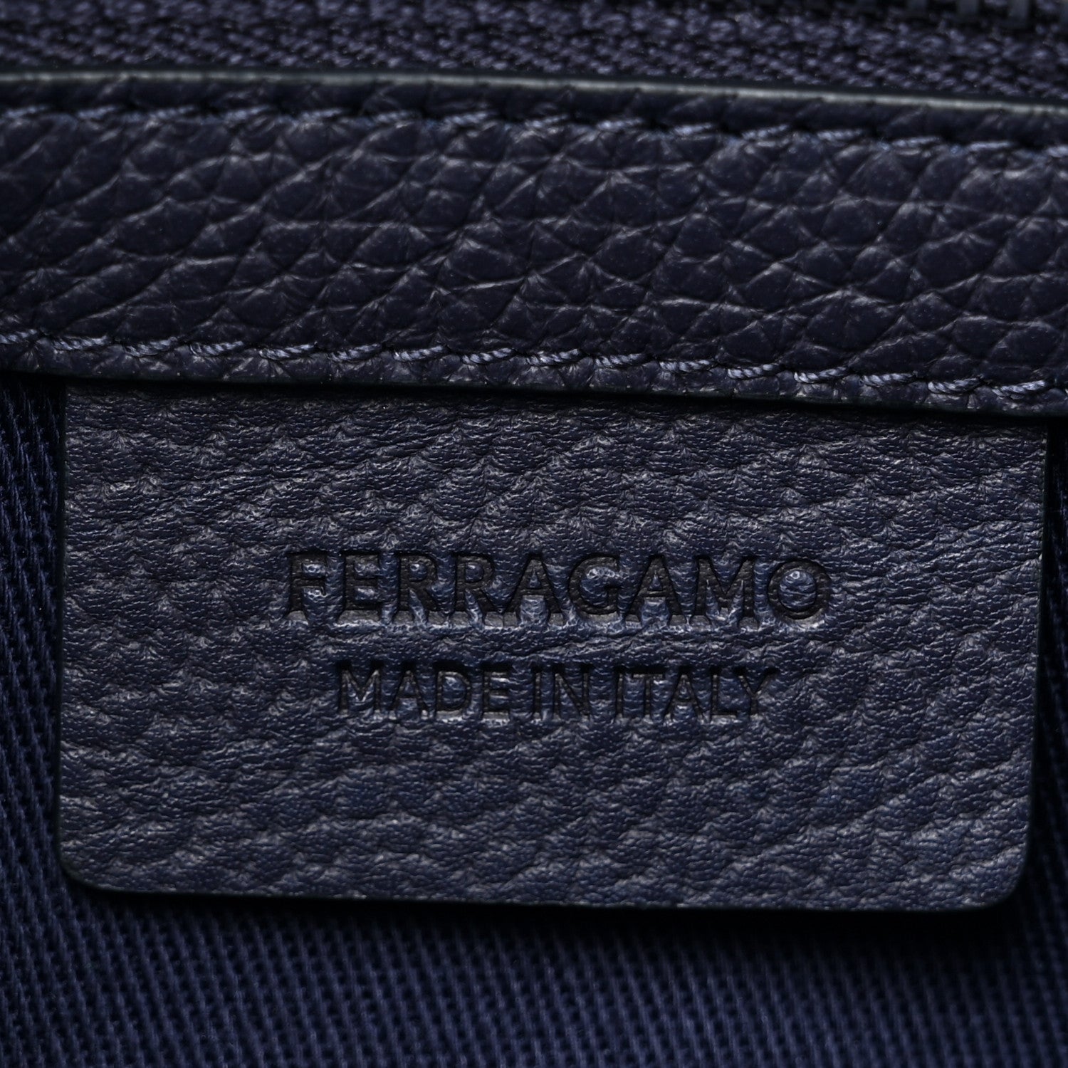 Salvatore Ferragamo Monogram Denim Crossbody Bag Blue 6 of 10