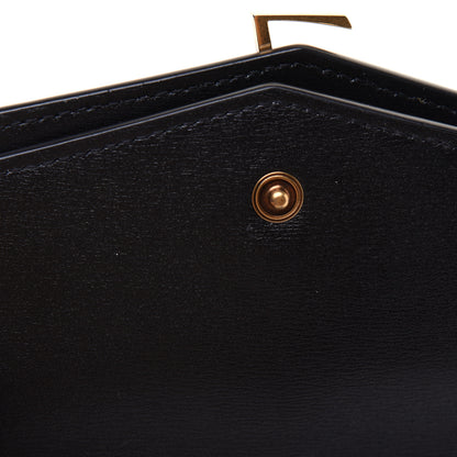 Saint Laurent Smooth Calfskin Monogram Small Sulpice Wallet Black 11 of 13