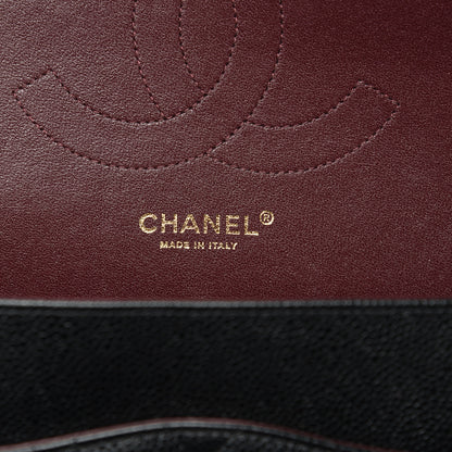 Chanel Caviar Quilted Jumbo Double Flap Black 6 of 13