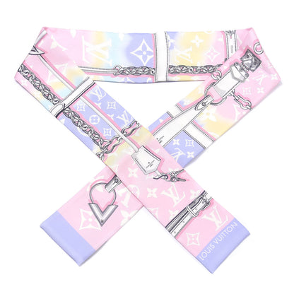 Louis Vuitton Silk Monogram Escale Confidential Bandeau Pink 1 of 3