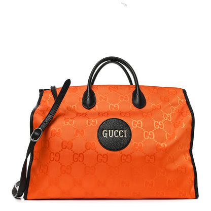 Gucci Econyl Nylon Monogram Large Off The Grid Tote Bag Carrot Orange Black 1 of 10