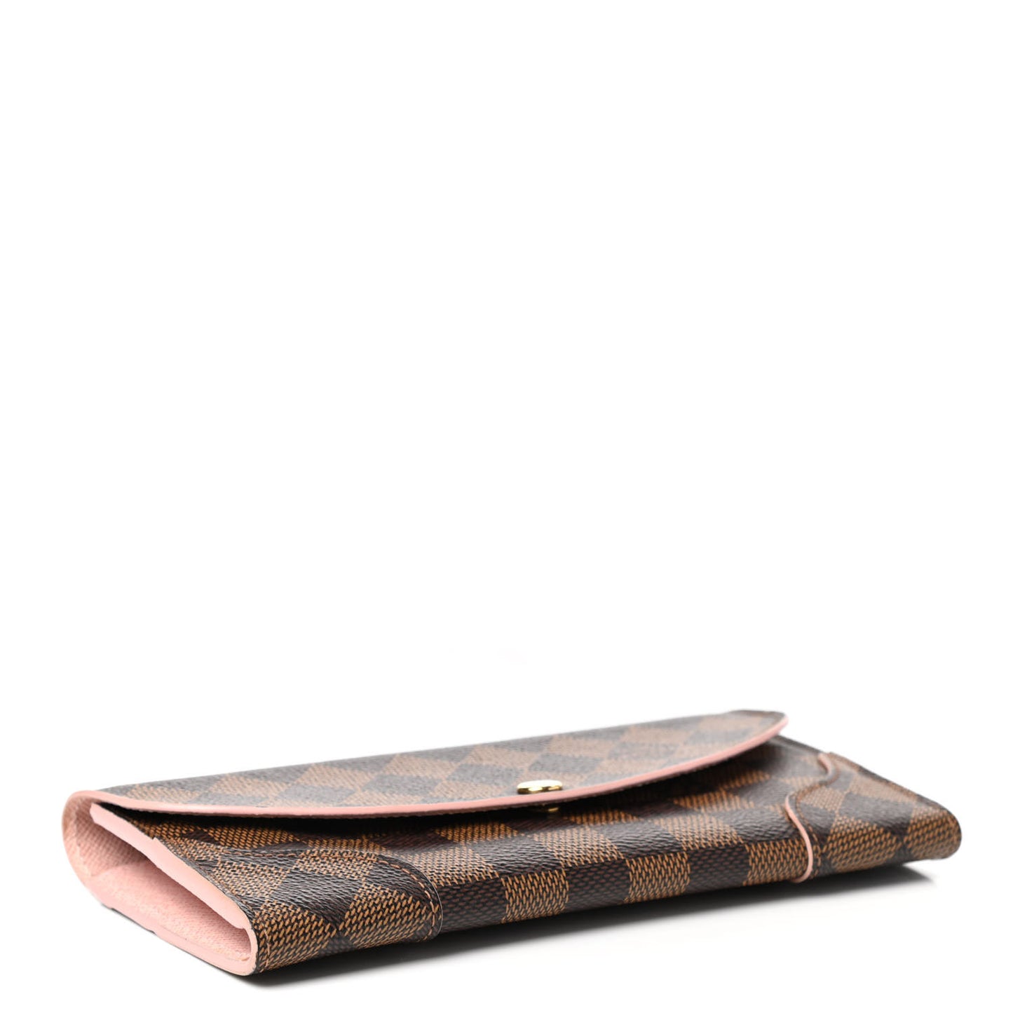 Damier Ebene Caissa Wallet Rose Ballerine