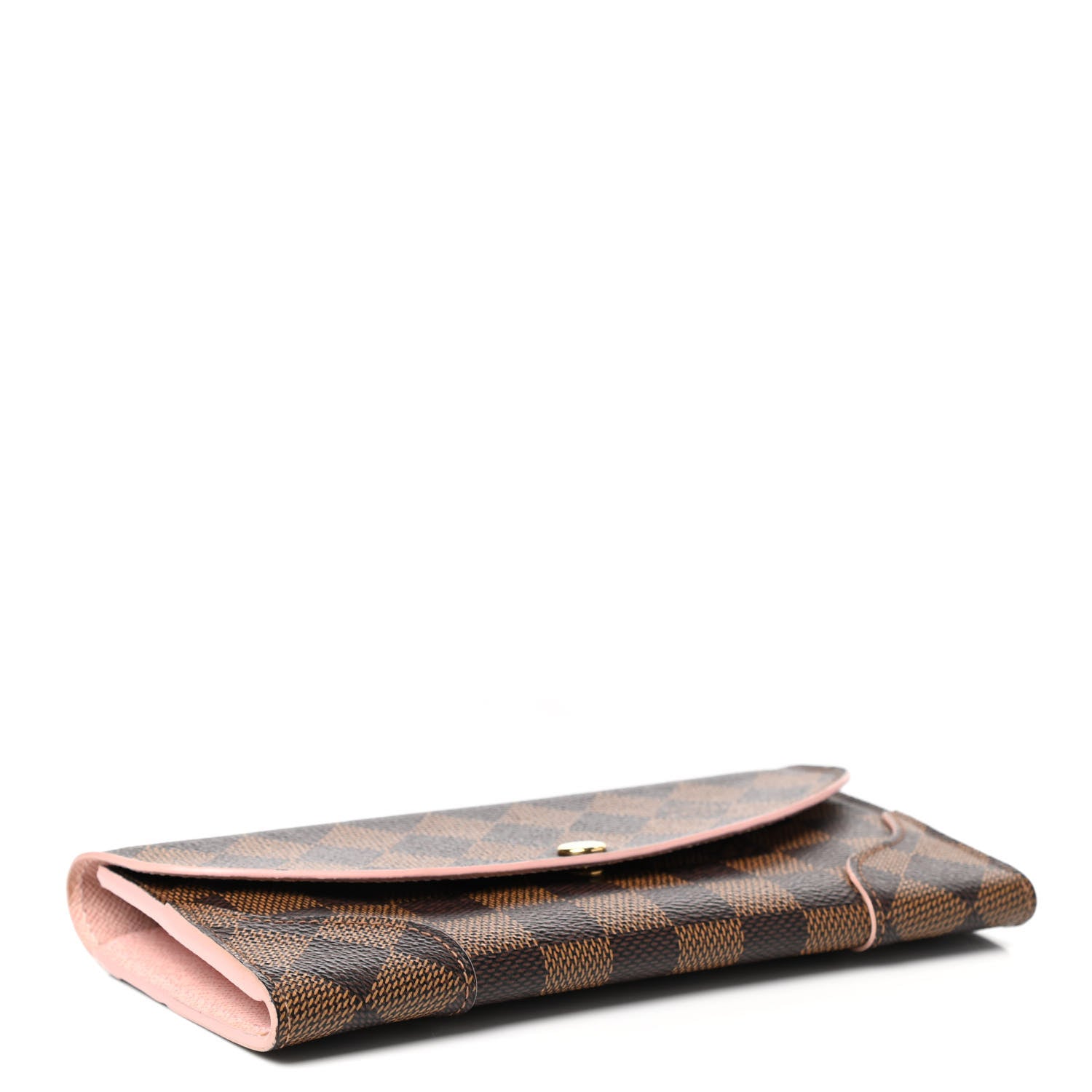 Louis Vuitton Damier Ebene Caissa Wallet Rose Ballerine 4 of 7