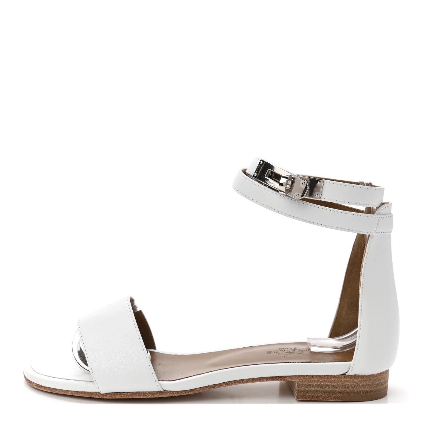 Calfskin Baia Sandals 36 White