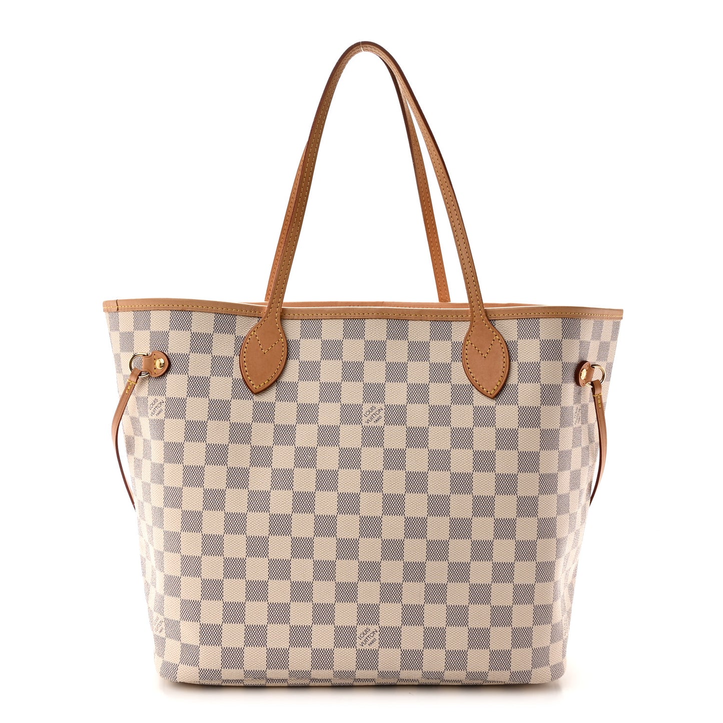Damier Azur Neo Neverfull MM Rose Ballerine Rose Ballerine