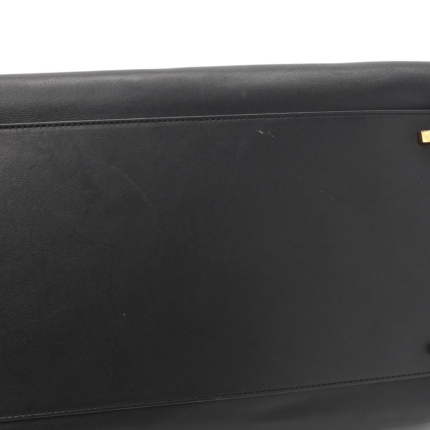 Polished Saddle Calfskin Soft Margaux 15 Black