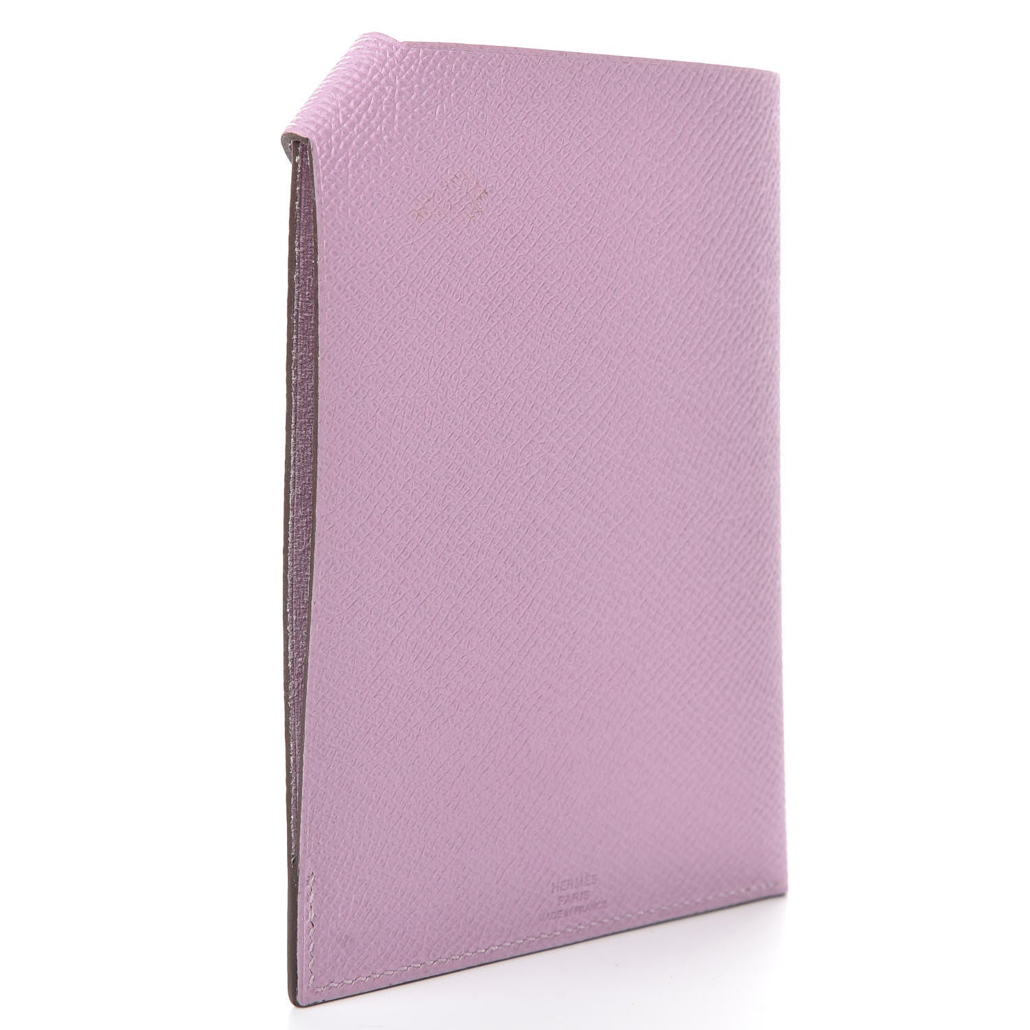 Hermes Epsom Tarmac PM Passport Holder Mauve Sylvestre 3 of 7