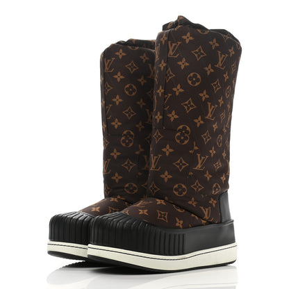 Louis Vuitton Monogram Polar Flat High Boots 38 3 of 9