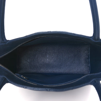 Chanel Caviar Quilted Medallion Tote Blue 6 of 13