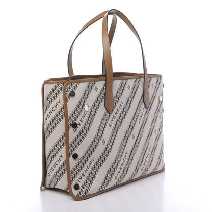 Givenchy Canvas Jacquard Medium Bond Tote Beige 3 of 12