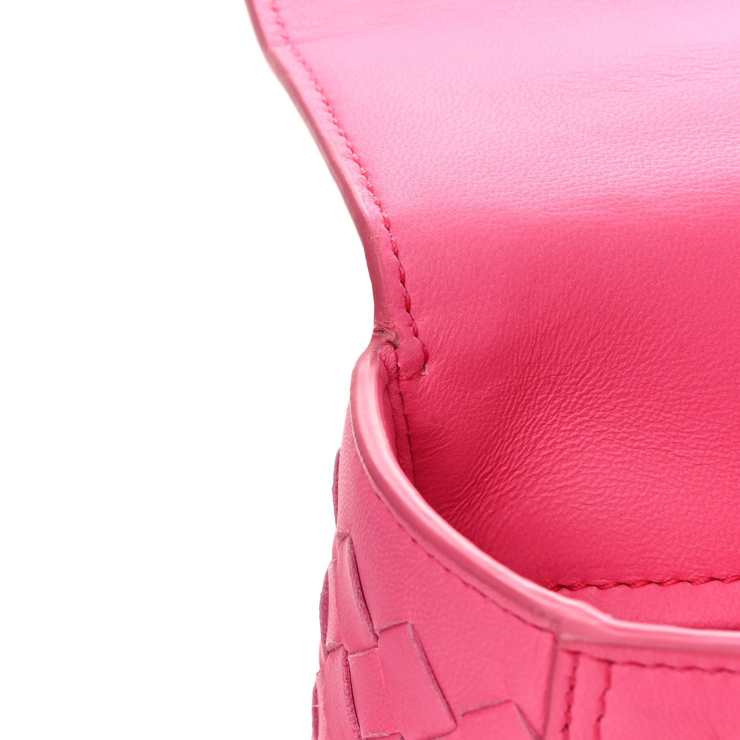Nappa Intrecciato Alumna Bag Rosa Shock