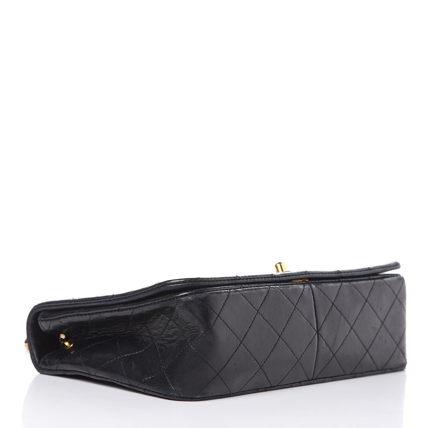 Chanel Lambskin Quilted Small Single Flap Bag Black 4 of 15