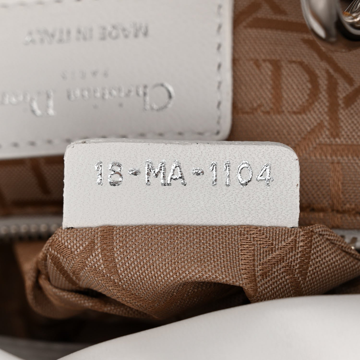 Christian Dior Lambskin Cannage Mini Lady Dior White 7 of 11