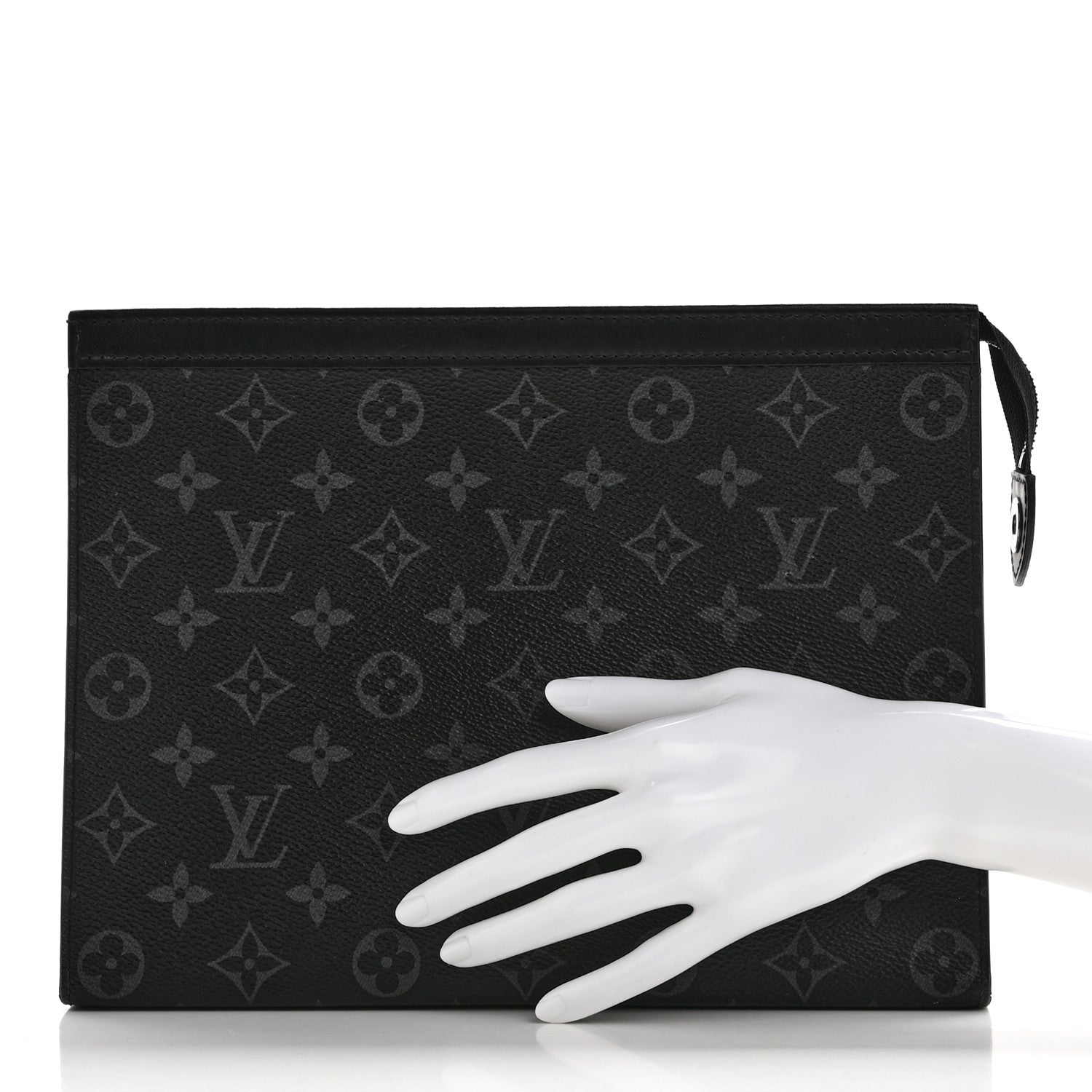 Louis Vuitton Monogram Eclipse Pochette Voyage MM 2 of 8