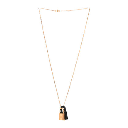 Hermes Swift O'Kelly Pendant Necklace Black 3 of 7
