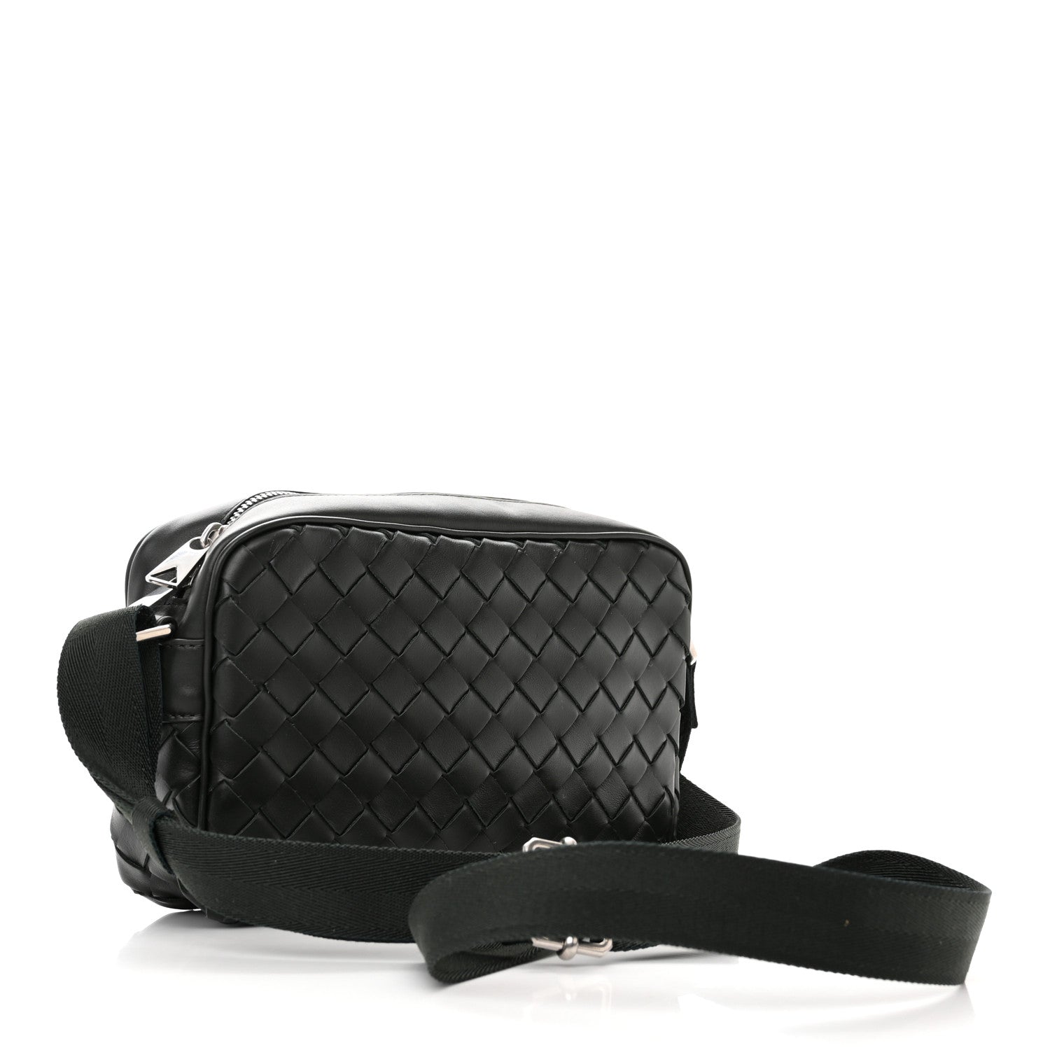 Bottega Veneta Calfskin Intrecciato Small Camera Bag Dark Green 3 of 10