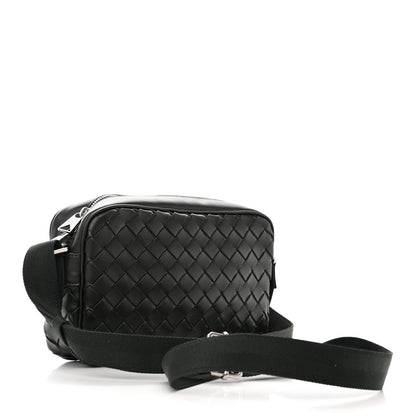 Bottega Veneta Calfskin Intrecciato Small Camera Bag Dark Green 3 of 10