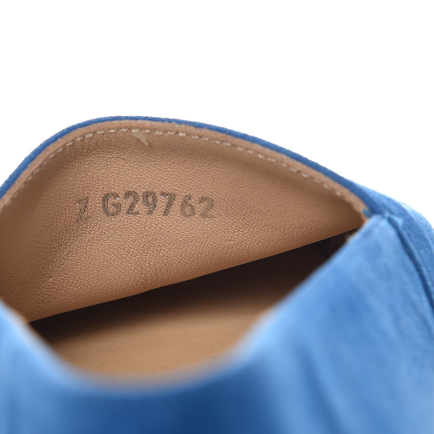 Suede Lambskin CC Espadrilles 38 Blue