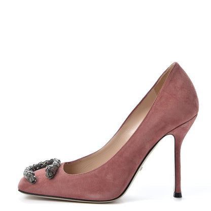 Gucci Suede Dionysus Pumps 36 Lipstick Rose 1 of 11