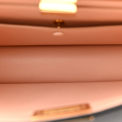 Fendi Vitello King Luxor Shiny Nappa Medium Peekaboo I SEE U East West Satchel Black Light Rose 5 of 9