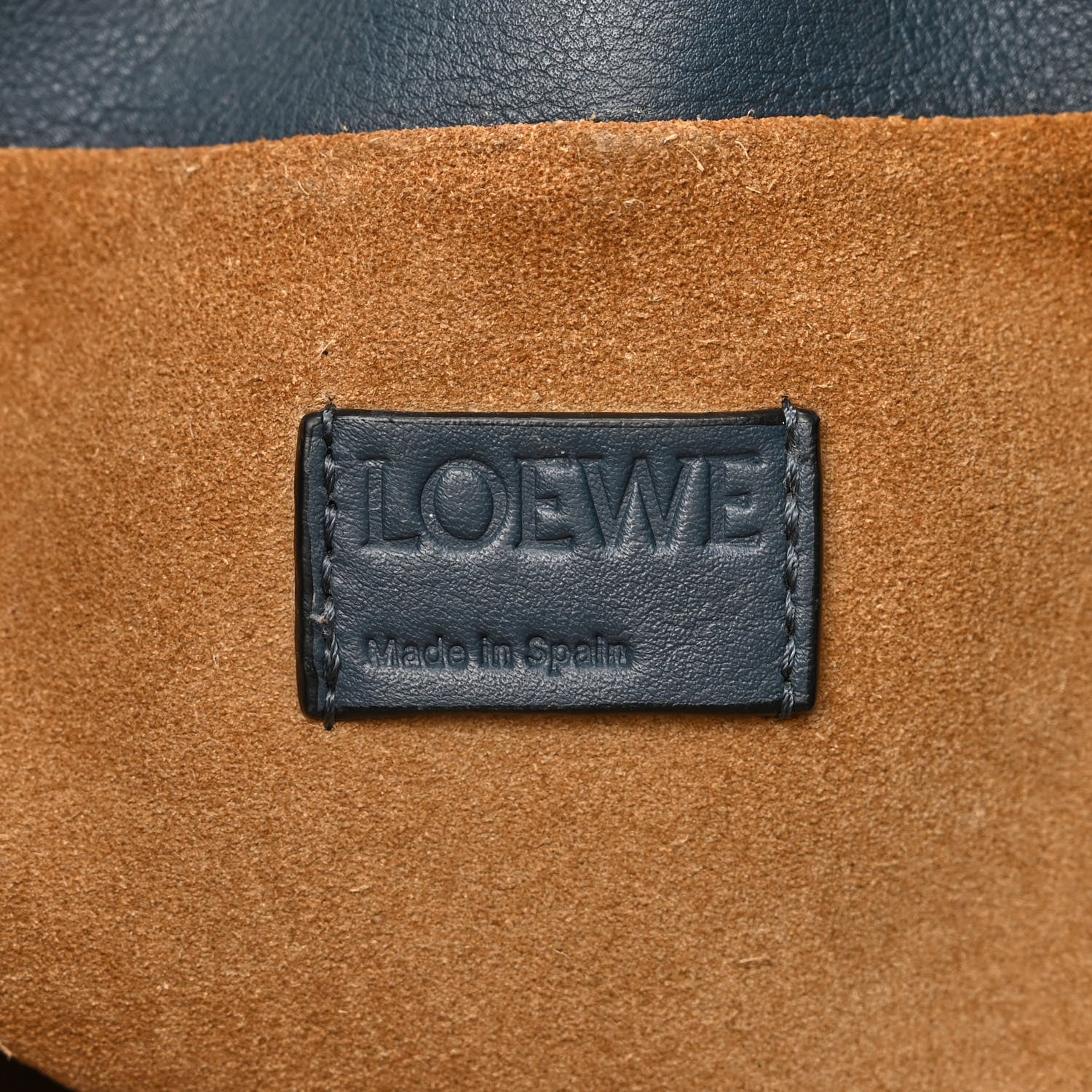 Loewe Calfskin Small Flamenco Knot Bag Indigo 6 of 10