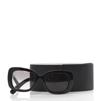 Prada Acetate Baroque Sunglasses SPR 27O Black 8 of 8
