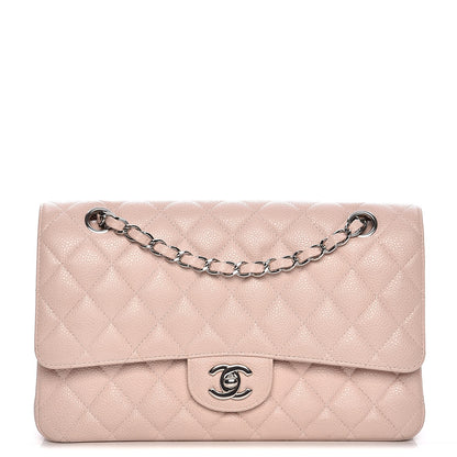 Chanel Caviar Quilted Medium Double Flap Pink 1 of 14