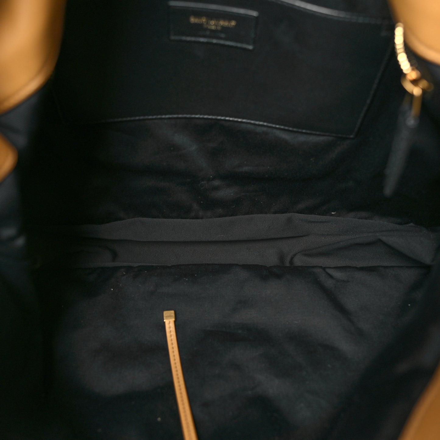 Lambskin Matelasse Monogram Large Jamie 4.3 Tabac Brown