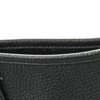 Hermes Taurillon Clemence Evelyne III PM Black 10 of 10