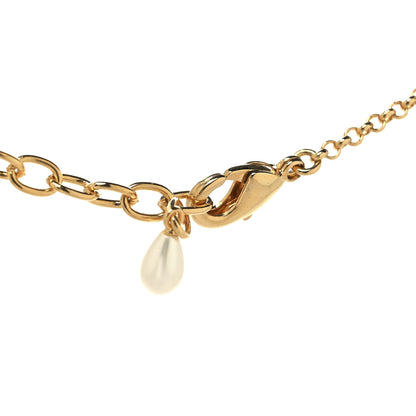 Gucci Pearl Double G Marmont Necklace Gold 4 of 5