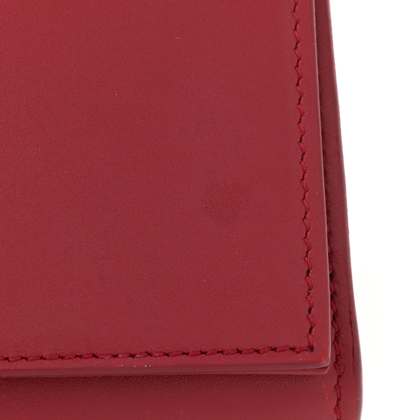 Smooth Calfskin Medium Classic Monogram Kate Tassel Satchel Lipstick Red
