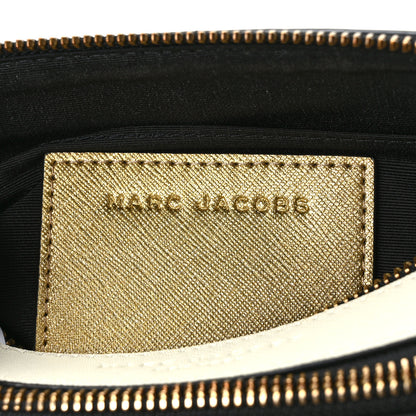 Marc Jacobs Saffiano Small Snapshot Camera Bag Gold Navy 7 of 10