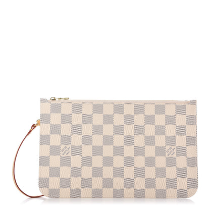 Louis Vuitton Damier Azur Neverfull MM GM Pochette 1 of 6