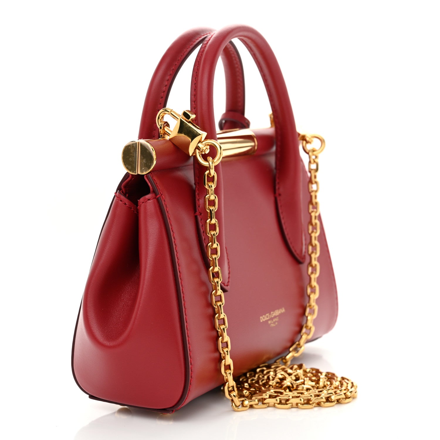 Dolce & Gabbana Vitello Mini Marlene Day Bag Red 3 of 10