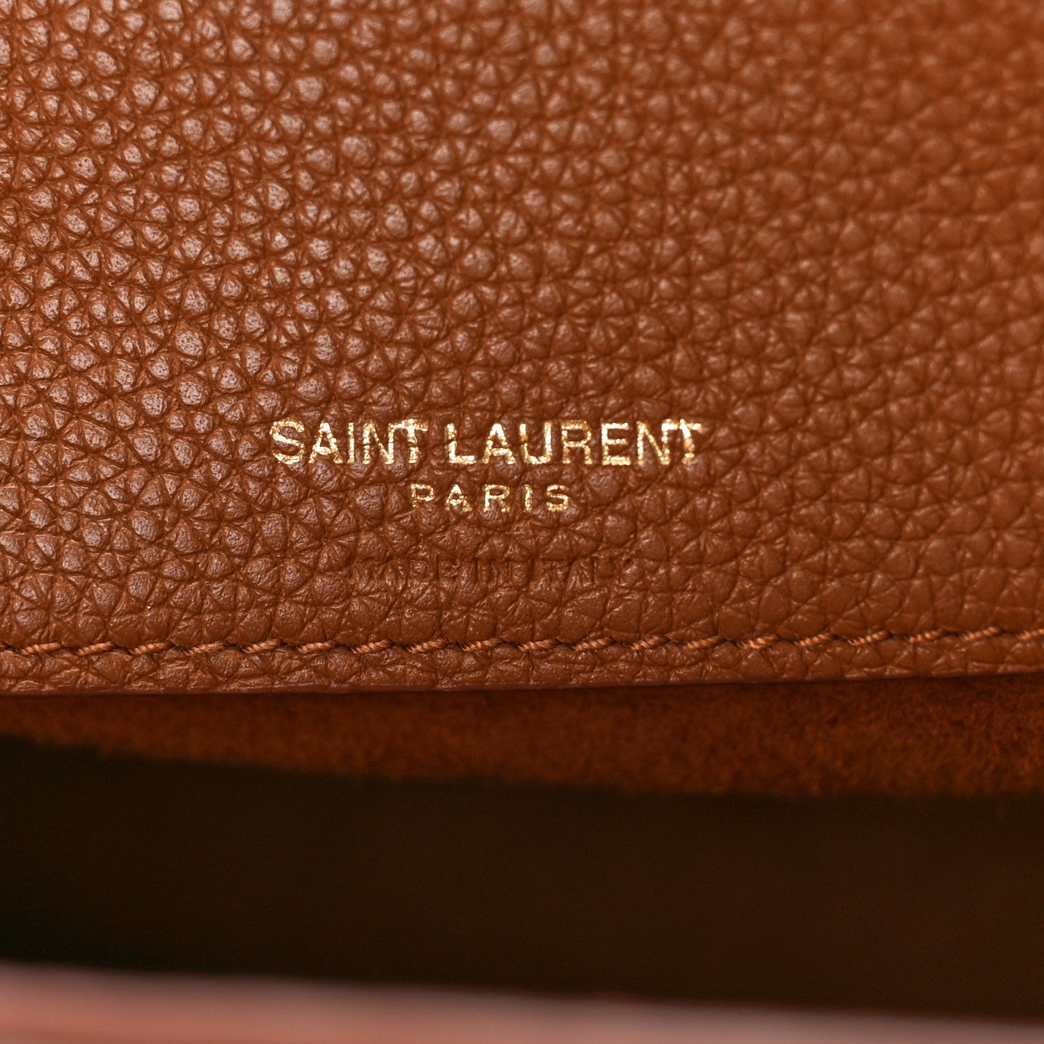 Saint Laurent Grained Calfskin Baby Sac De Jour Supple Canyon 7 of 11