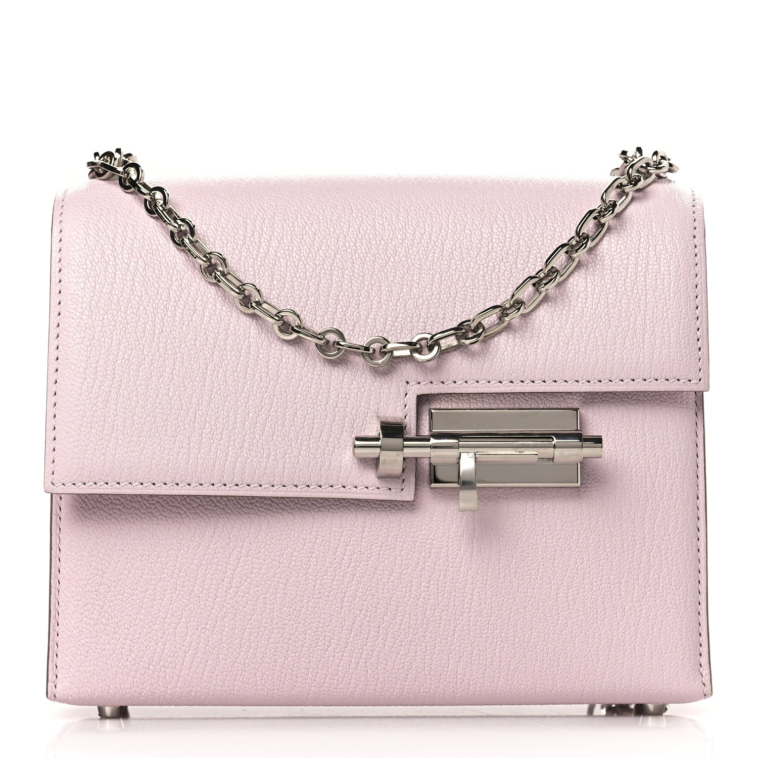 Hermes Chevre Chamkila Mini Verrou Chaine Bag Mauve Pale 1 of 10