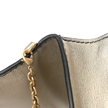 Christian Dior Metallic Calfskin Mini J'Adior Wallet On Chain Pouch Gold 14 of 15