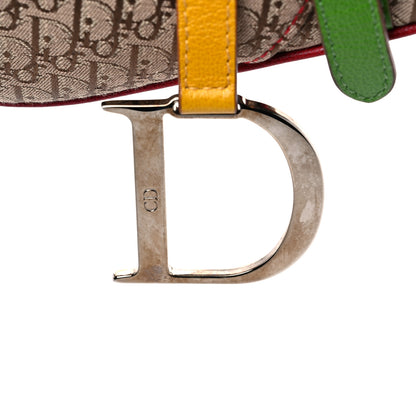 Christian Dior Monogram Rasta Saddle Bag Beige 10 of 13