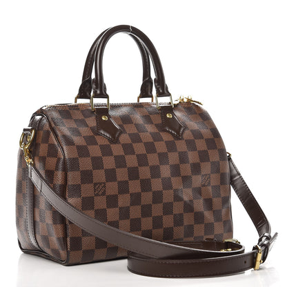 Louis Vuitton Damier Ebene Speedy Bandouliere 25 3 of 8