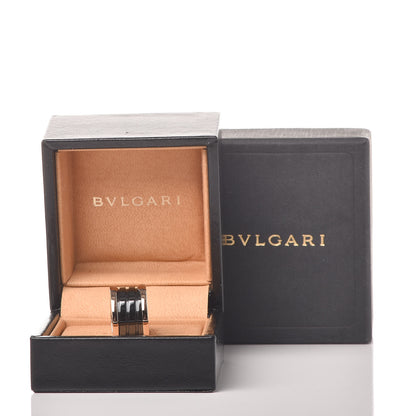 Bulgari 18K Rose Gold Black Ceramic B.Zero1 Four-Band Ring 51 5.75 7 of 7