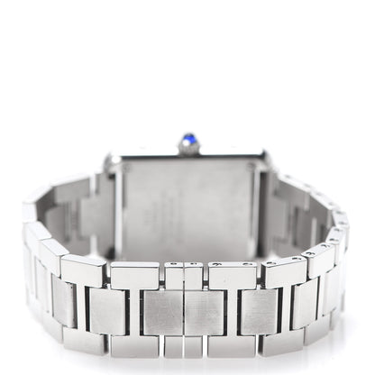 Cartier Stainless Steel 24mm Tank Solo Quartz Watch 4 of 8
