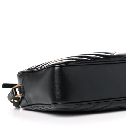 Saint Laurent Calfskin Matelasse Monogram Lou Camera Bag Black 8 of 11