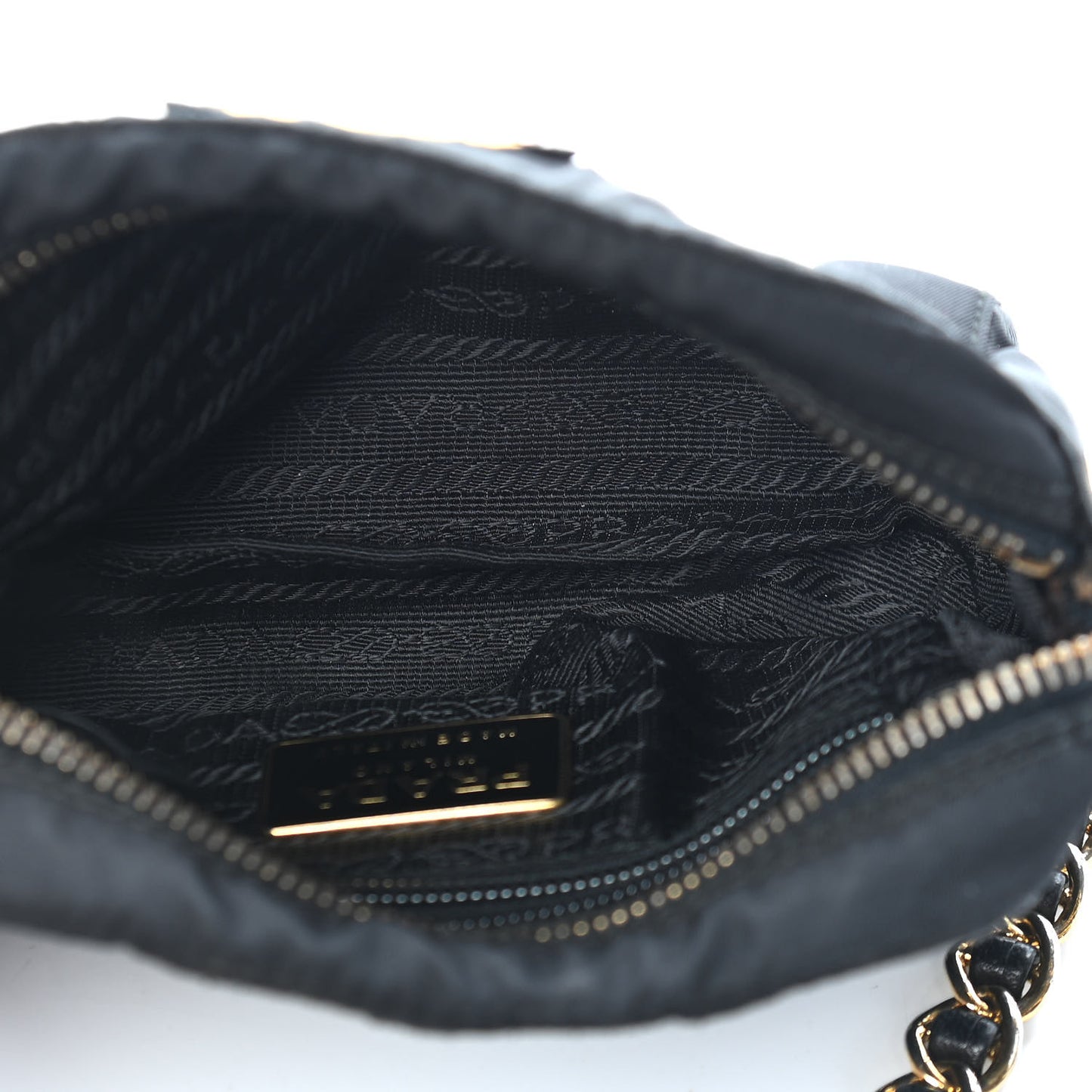 Tessuto Nylon Mini Camera Crossbody Black