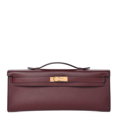 Hermes Swift Kelly Cut Clutch Pochette Bordeaux 1 of 27