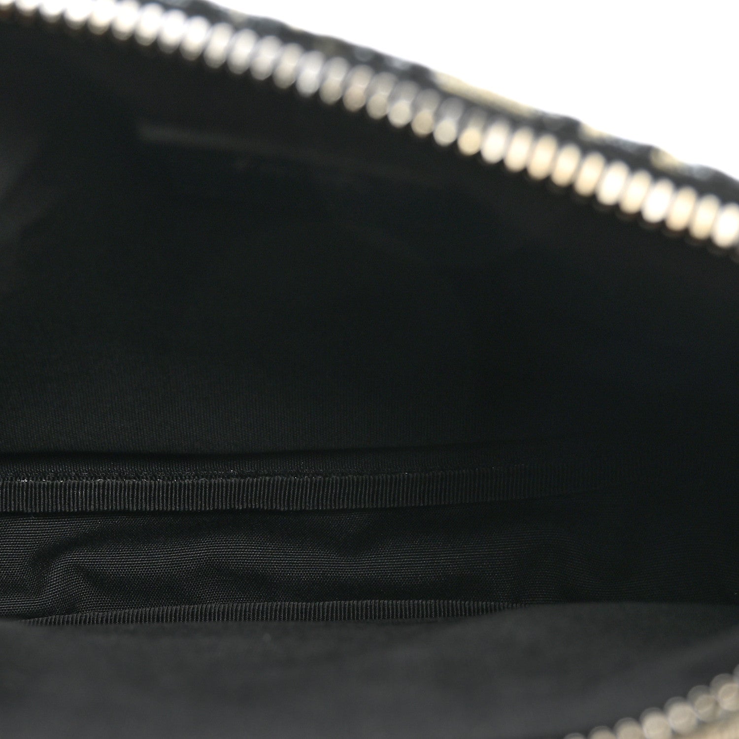 Christian Dior Oblique Jacquard Dior 8 Pouch With Strap Blue Black 6 of 10