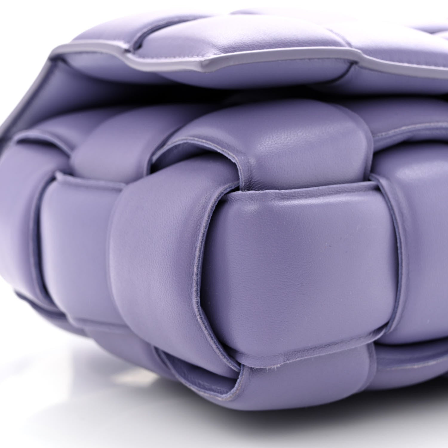 Bottega Veneta Nappa Maxi Intreccio Padded Cassette Crossbody Bag Lavender 9 of 10