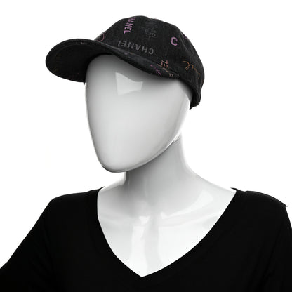 Chanel Denim Mood Cap Hat Black 2 of 9