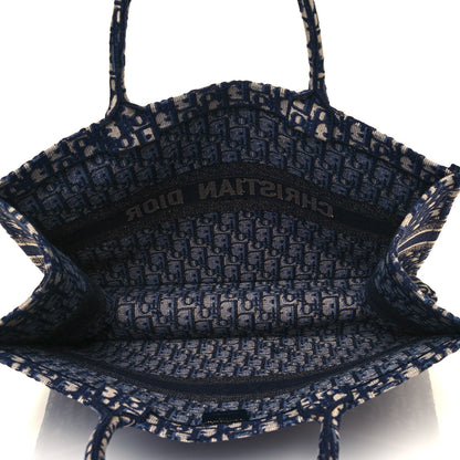Christian Dior Oblique Book Tote Blue Multicolor 5 of 16