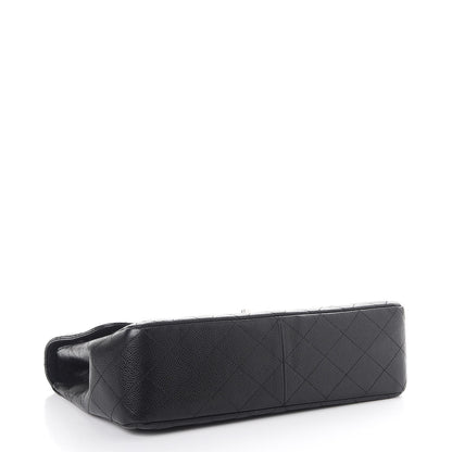 Chanel Caviar Quilted Jumbo Single Flap Black 4 of 8