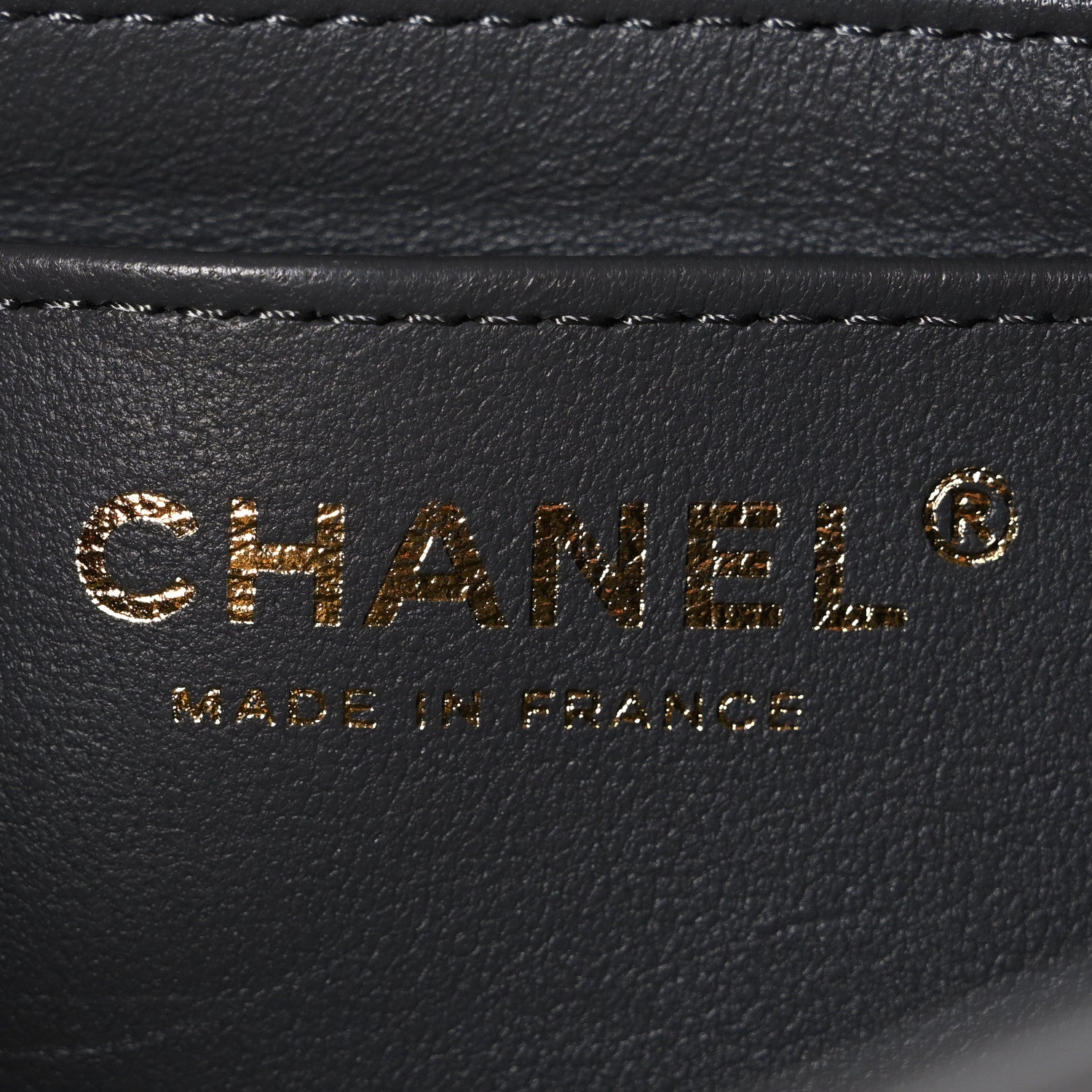 Chanel Lambskin Quilted Mini Rectangular Flap Dark Grey 6 of 11